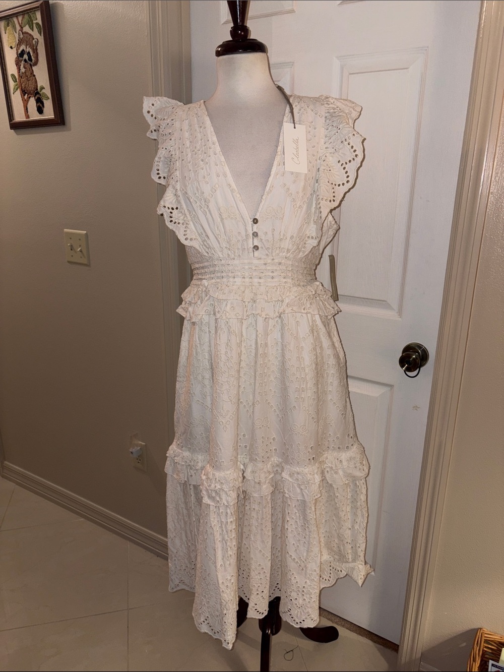 Cleobella Cherie organic cotton Midi Dress-NWT - Picture 7 of 14